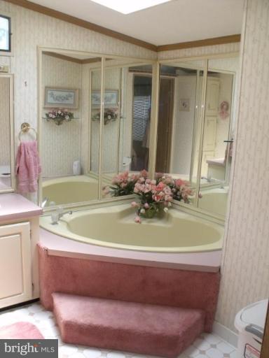 10505 Cedarville Road, Unit 1015 Brandywine, MD 20613 - Photo 14 of 26 a bathroom with a sink a toilet and bathtub