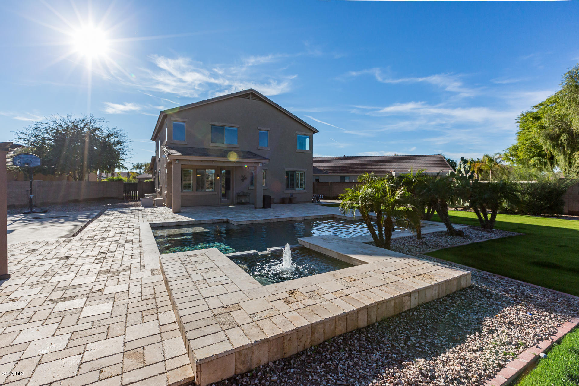 6219 South Martingale Road Gilbert, AZ 85298 - Photo 21 of 34 22) BACK OF HOME