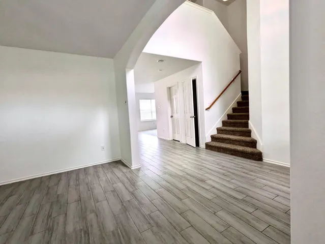 wooden floor in an empty room