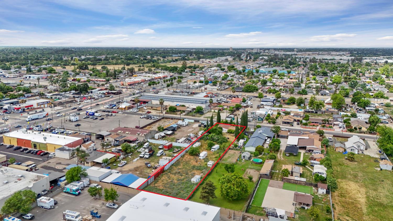 202 Olivero Road Modesto, CA 95358 - Photo 5 of 36 an aerial view of residential houses with outdoor space