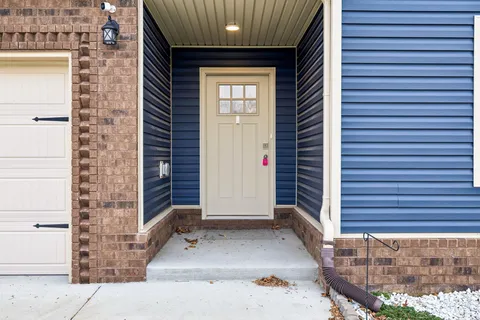 a view of front door of house
