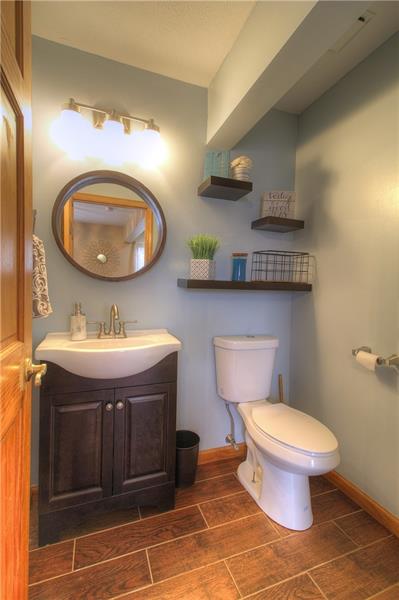 800 Planter Drive Rochester, PA 15074 - Photo 13 of 24 First Floor Powder Room. Recently refinished.