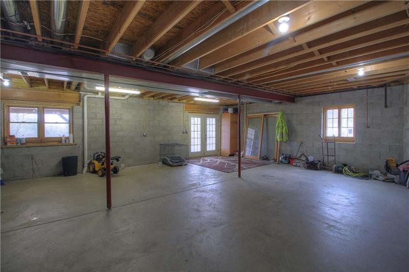800 Planter Drive Rochester, PA 15074 - Photo 22 of 24 Note the 9+ foot ceiling. French doors to covered patio/back yard. Neat, clean and ready for your imagination!