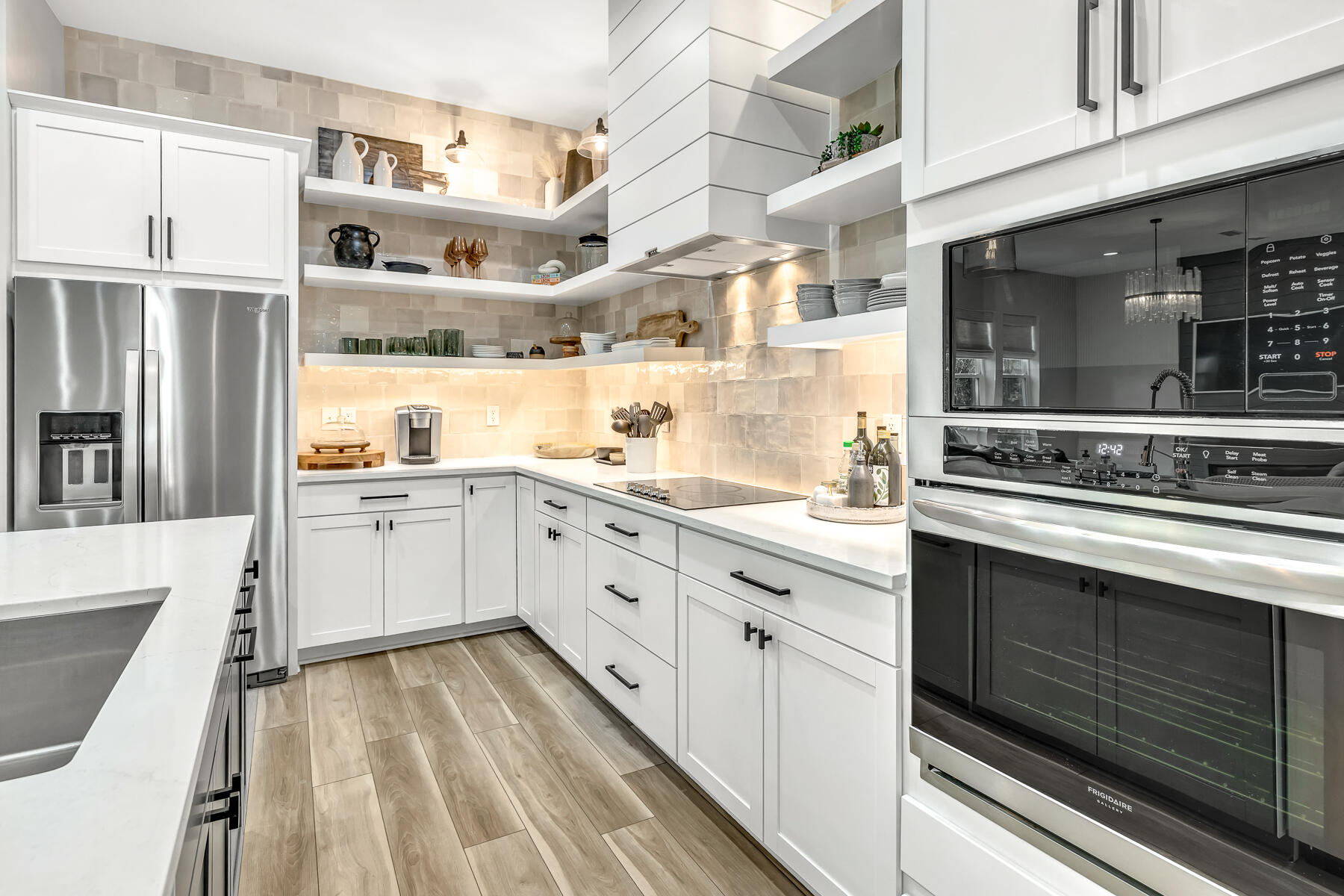 106 Marlberry Santa Rosa Beach Santa Rosa Beach, FL 32459 - Photo 11 of 37 a kitchen with cabinets and outdoor view