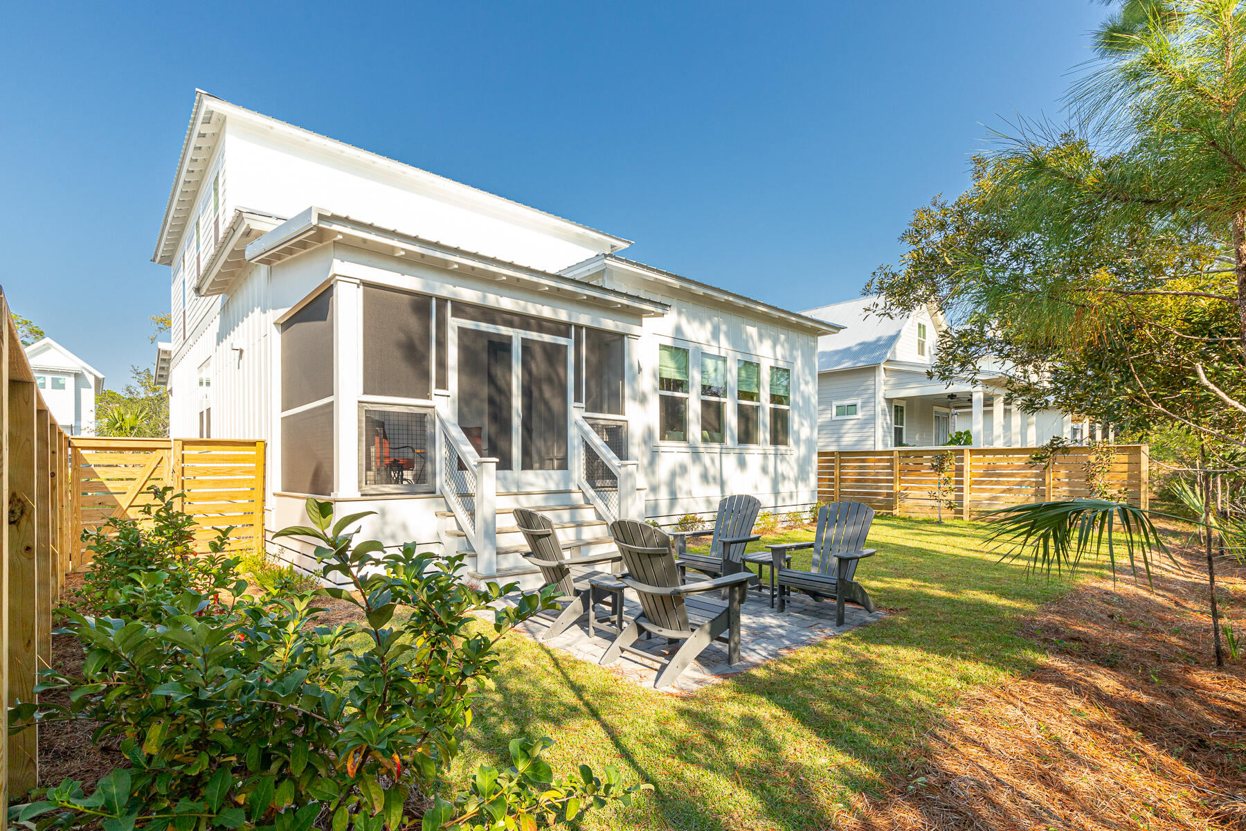 106 Marlberry Santa Rosa Beach Santa Rosa Beach, FL 32459 - Photo 22 of 37 a view of a house with backyard porch and sitting area