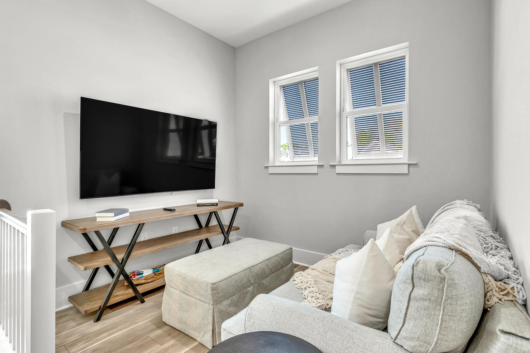 106 Marlberry Santa Rosa Beach Santa Rosa Beach, FL 32459 - Photo 30 of 37 a living room with furniture and a flat screen tv
