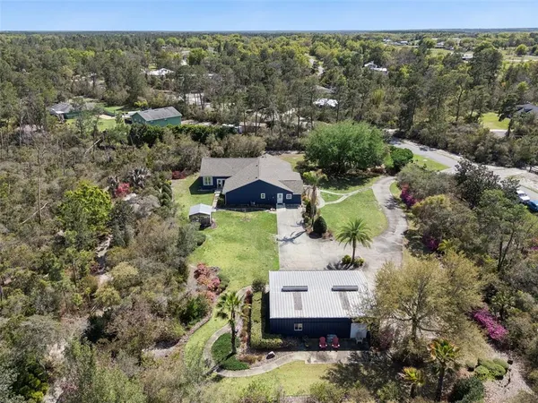 an aerial view of a