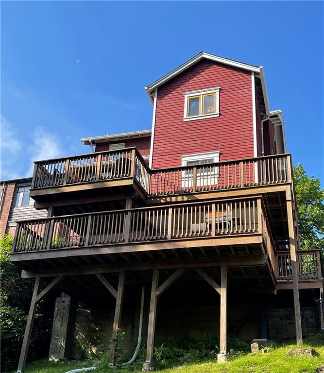 48 Perry View Avenue Pittsburgh, PA 15214 - Photo 24 of 24 a view of a house with wooden deck