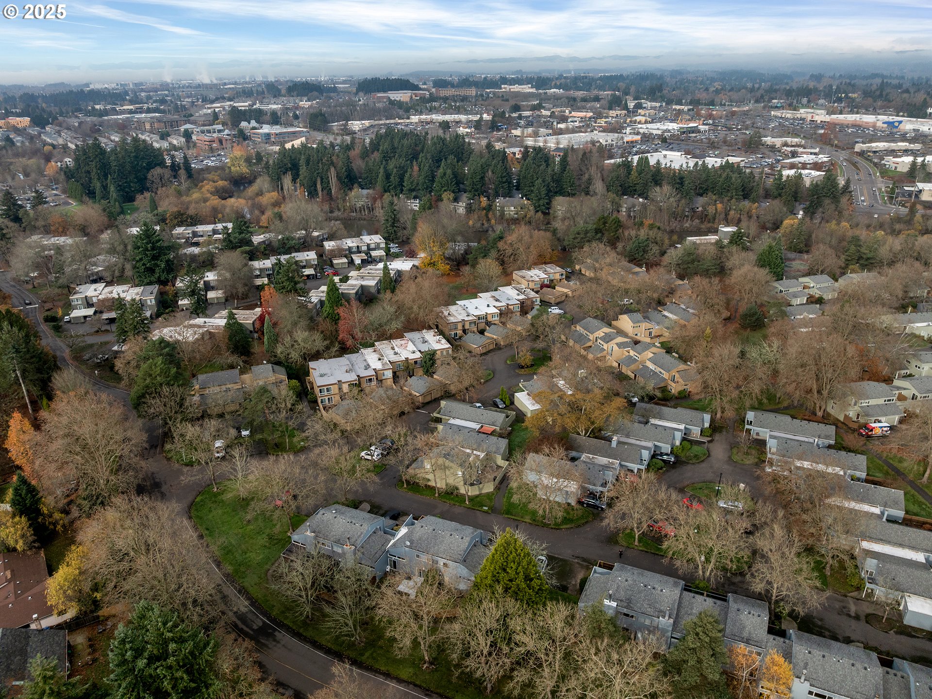 17822 Northwest Lakeway Court Beaverton, OR 97006 - Photo 39 of 45 an aerial view of a city and mountain view in back