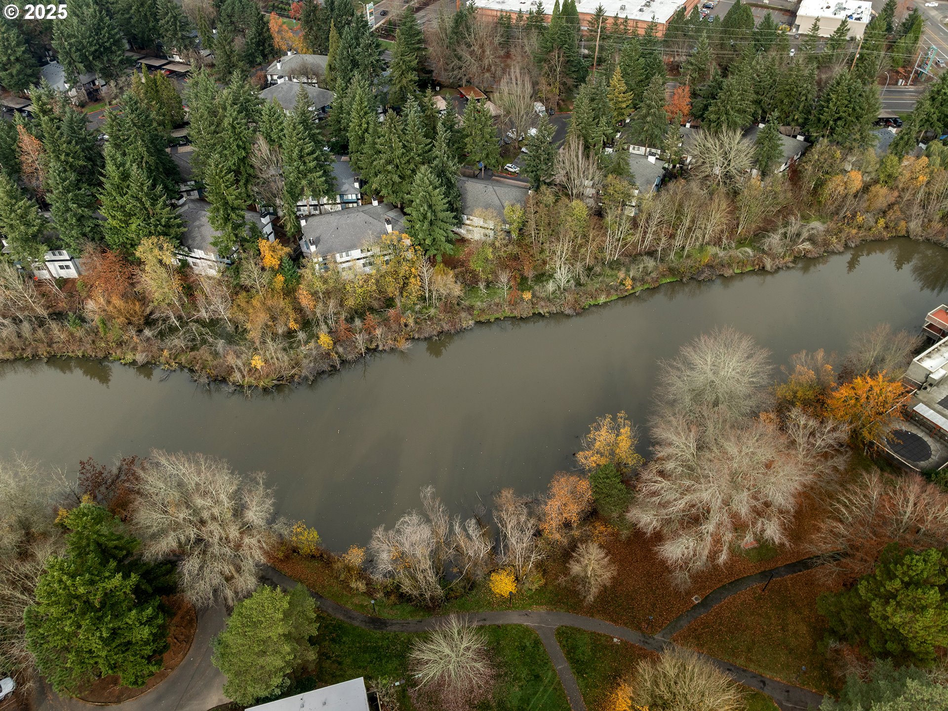 17822 Northwest Lakeway Court Beaverton, OR 97006 - Photo 40 of 45 an aerial view of ocean residential house with outdoor space and trees all around