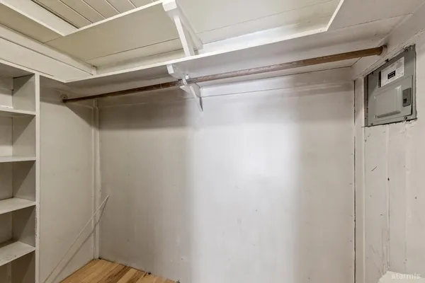 a view of walk in closet