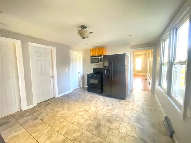 a view of a livingroom with a chandelier