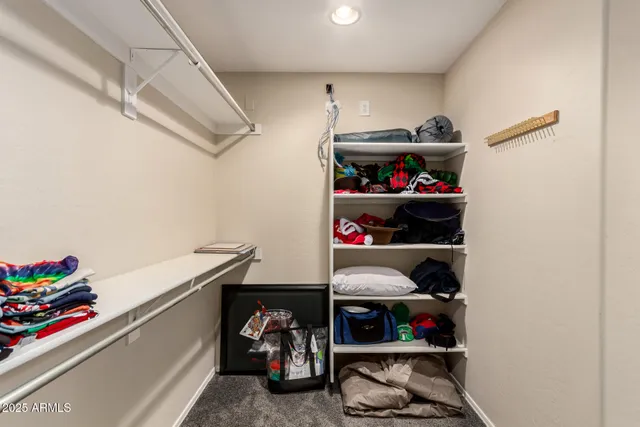 a room with storage and utility