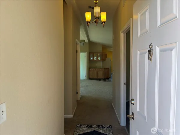 an empty room with window