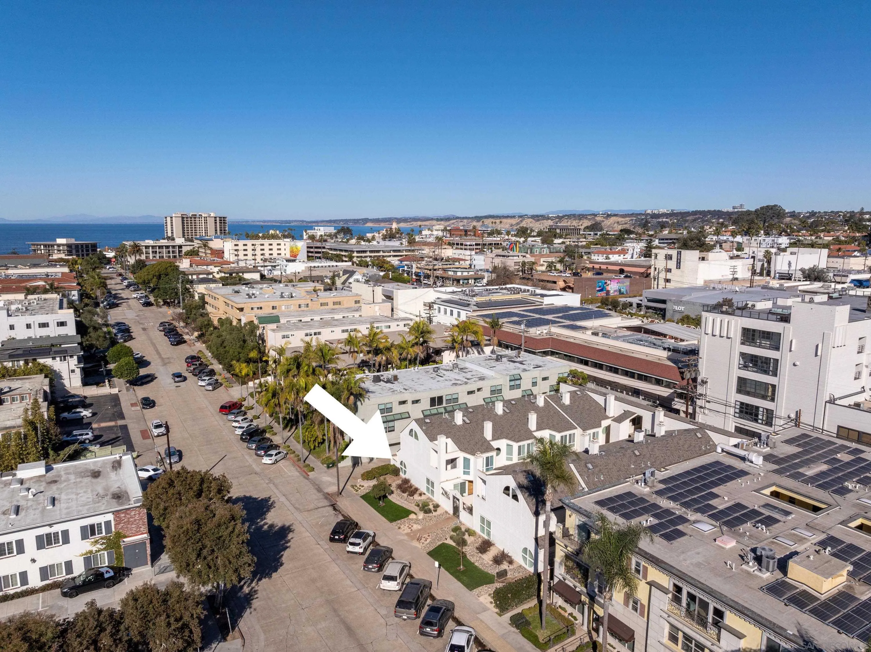 7585 Eads Avenue, Unit A La Jolla, CA 92037 - Photo 23 of 33 an aerial view of a city