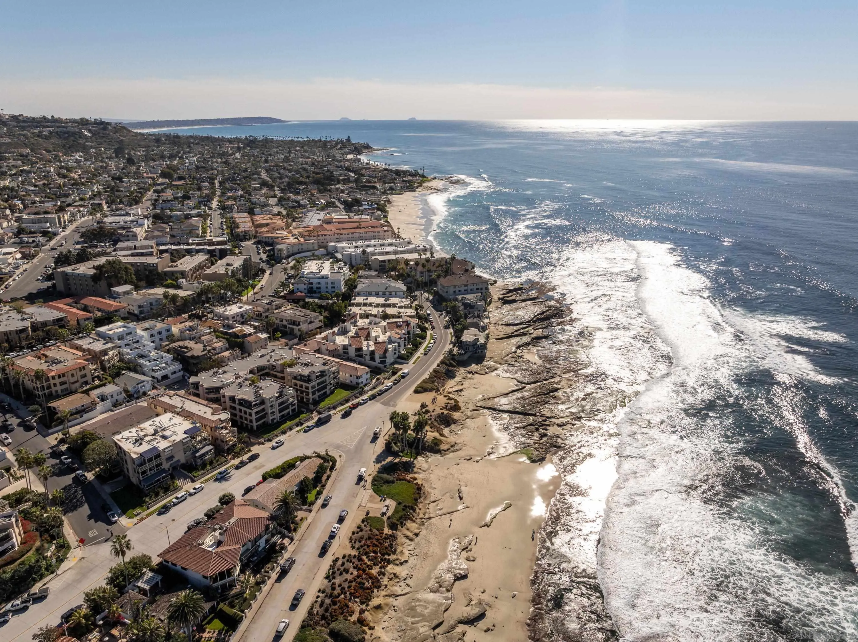 7585 Eads Avenue, Unit A La Jolla, CA 92037 - Photo 29 of 33 an aerial view of house with yard