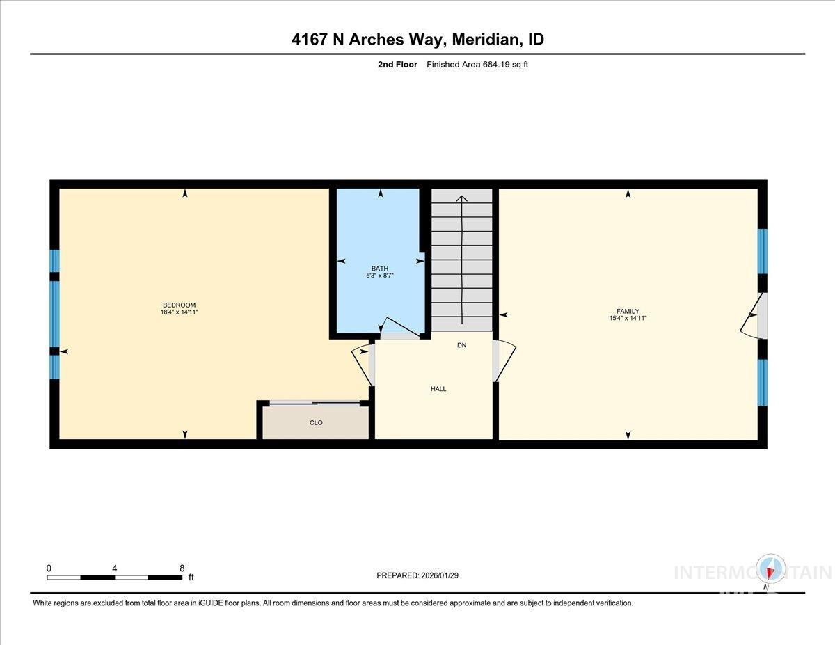4167 North Arches Way Meridian, ID 83646 - Photo 36 of 36 View of floor plan / room layout