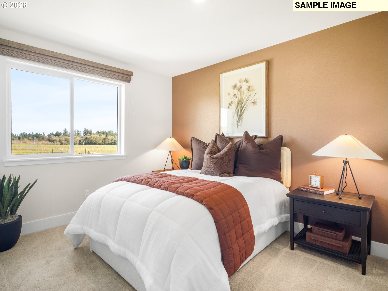 18218 Southwest Tippery Lane Beaverton, OR 97003 - Photo 12 of 21 a bedroom with a bed and a window