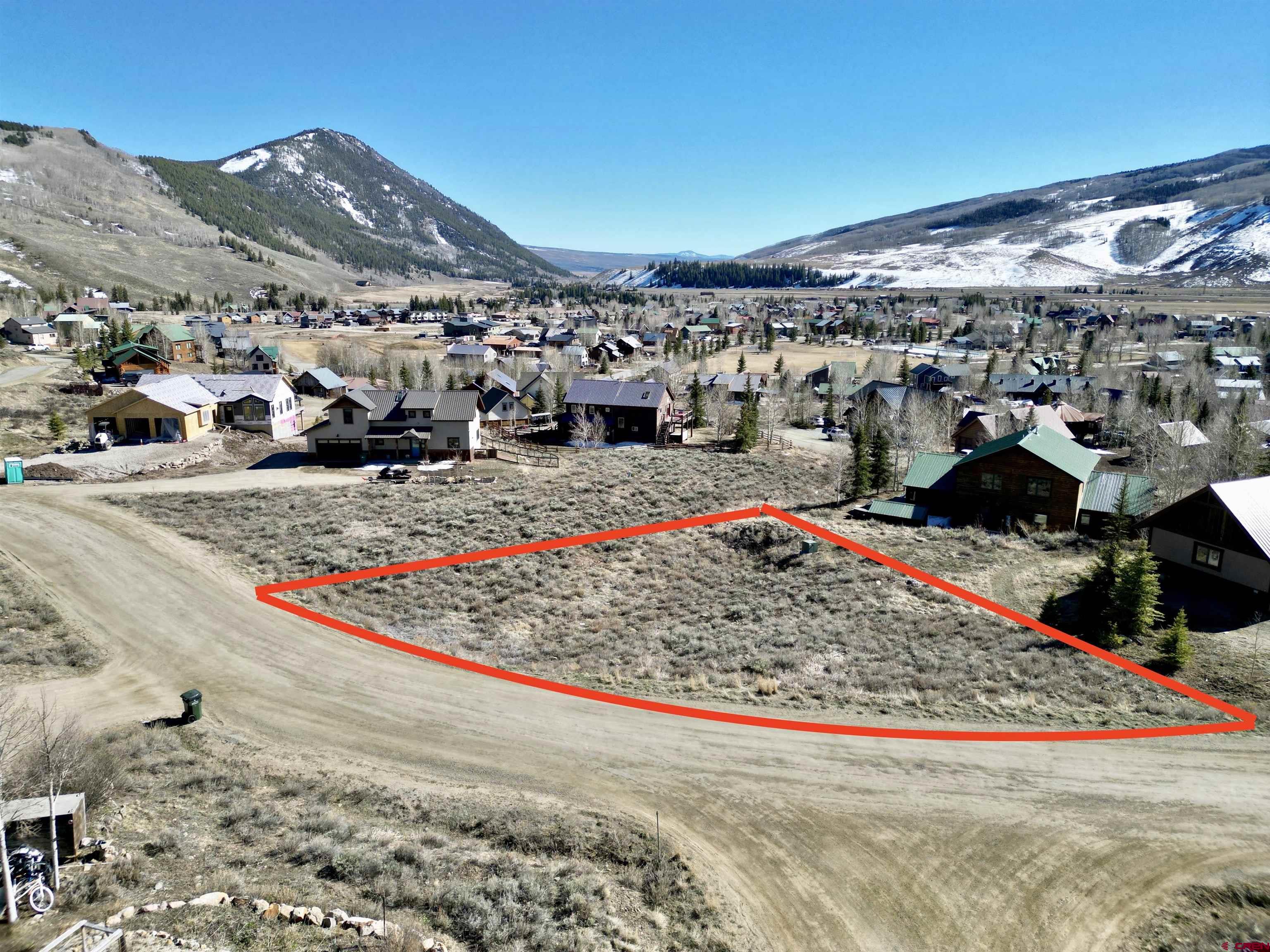 162 Bryant Avenue Crested Butte, CO 81224 - Photo 11 of 19 a view of a parking area