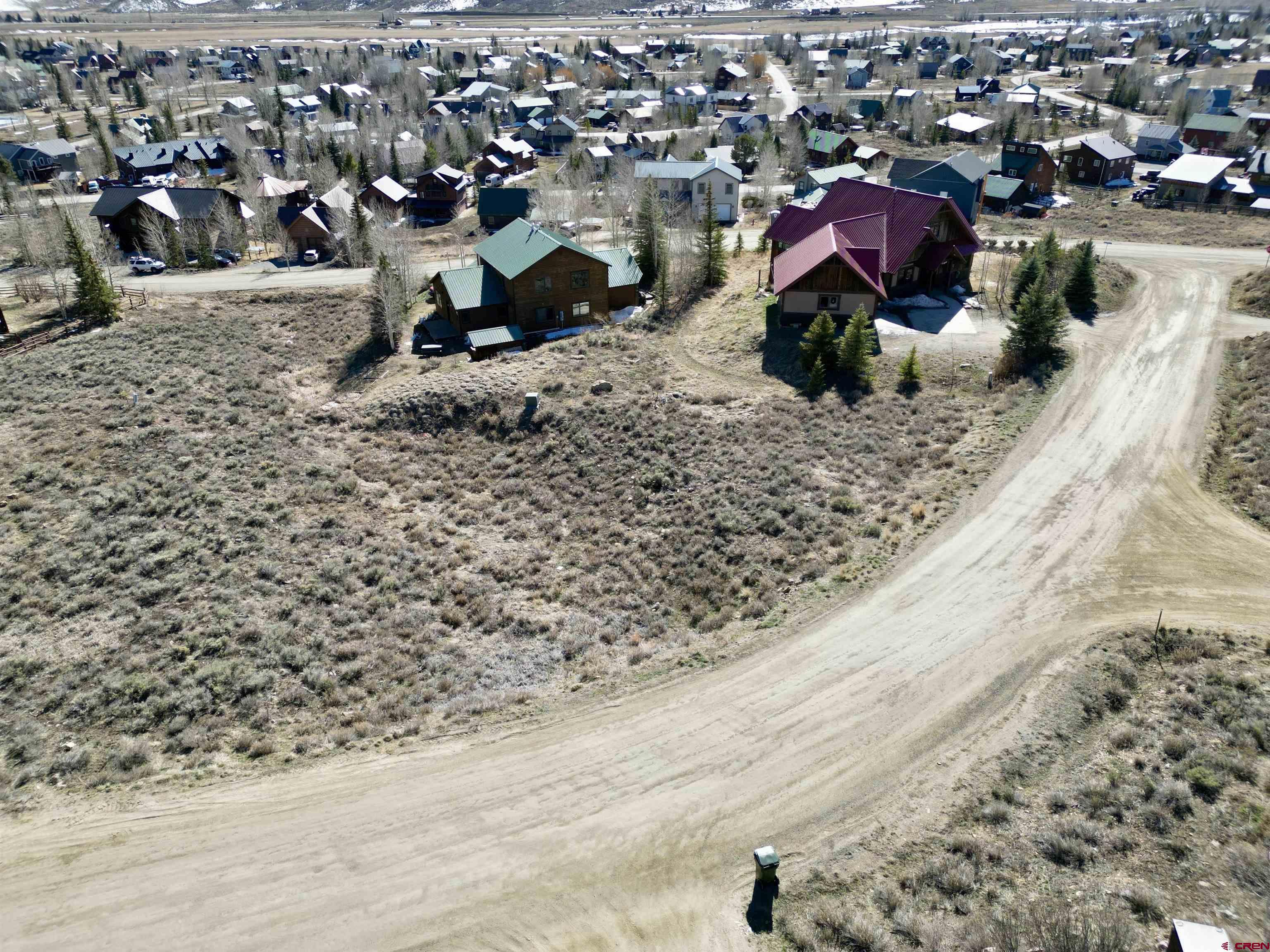 162 Bryant Avenue Crested Butte, CO 81224 - Photo 12 of 19 a view of a road with wooden stairs