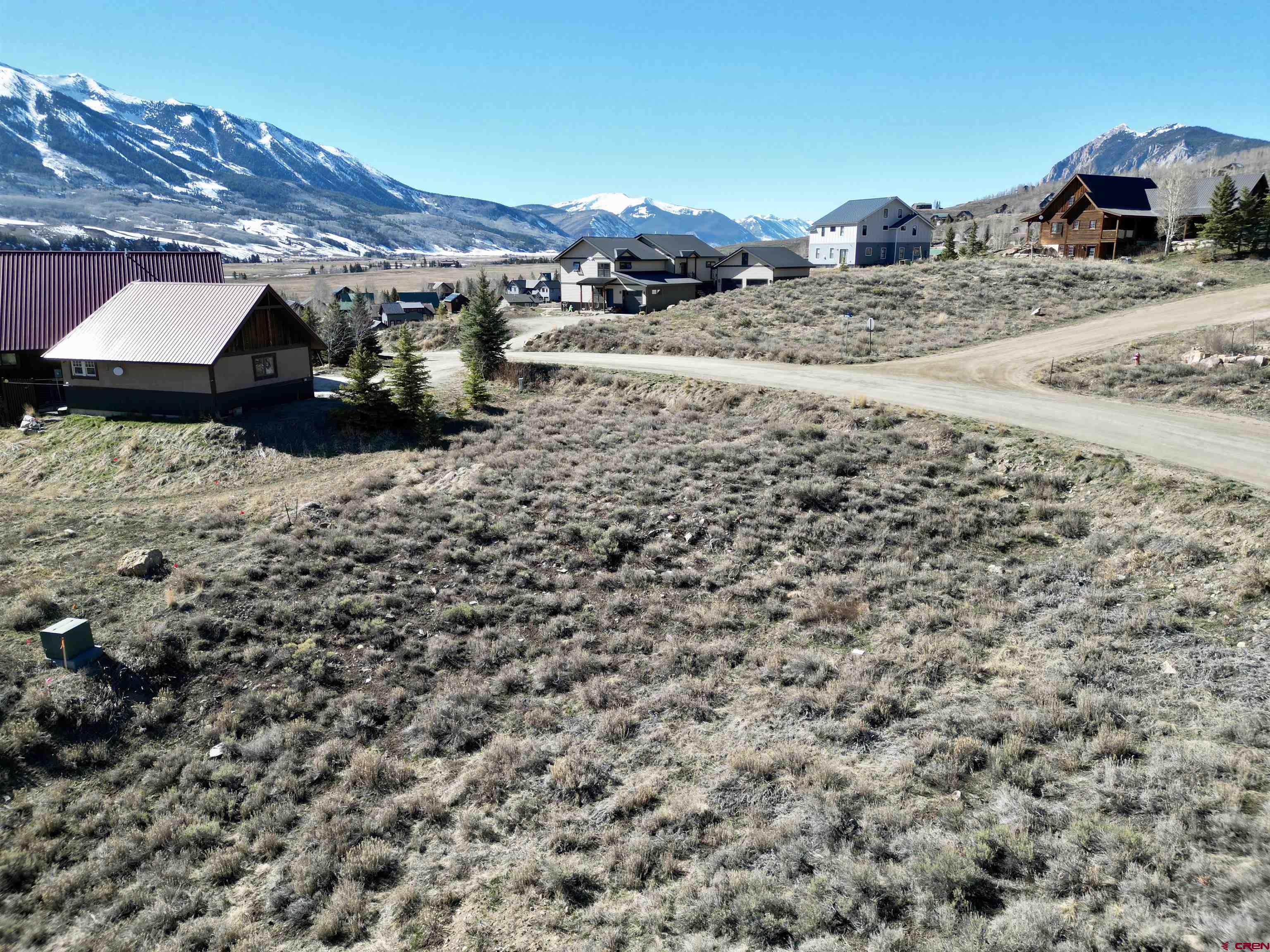 162 Bryant Avenue Crested Butte, CO 81224 - Photo 7 of 19 a view of a backyard of a house