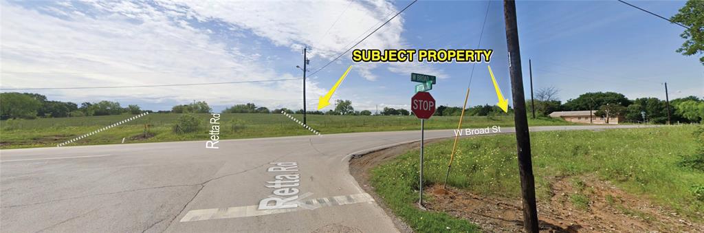 801 Lillian Road Mansfield, TX 76063 - Photo 6 of 6 Street view at the intersection of W Broad St and Retta Rd with extension of Retta Rd showing between dash lines.