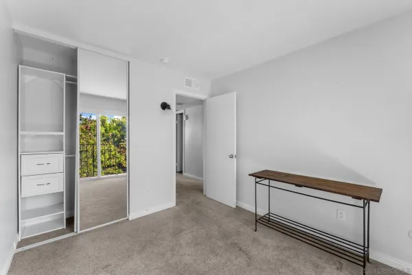 a view of an empty room