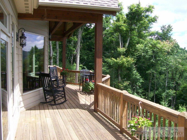 186 Harper Trail Boone, NC 28607 - Photo 45 of 46 a view of balcony with furniture