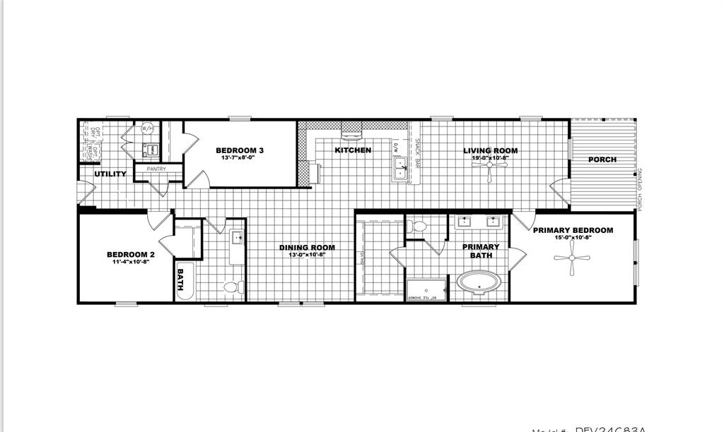 202 6th Street Mount Calm, TX 76673 - Photo 23 of 23 a picture of a floor plan