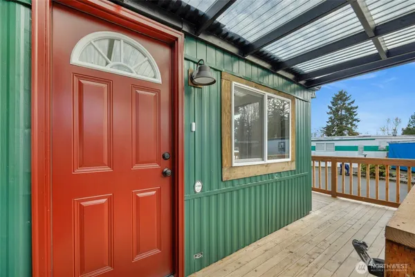 a view of front door of a house