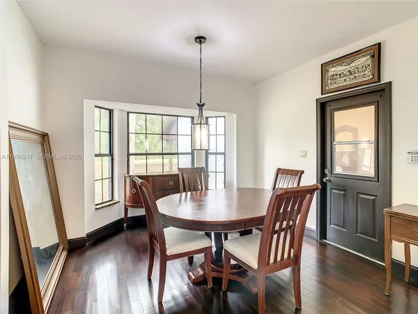 a living room with furniture and window