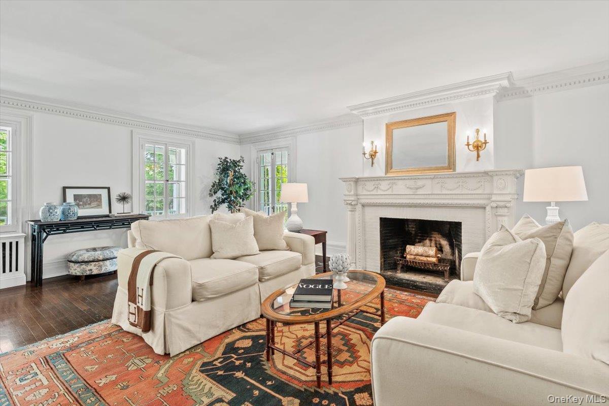 655 North Street Harrison, NY 10580 - Photo 4 of 48 a living room with furniture and a fireplace