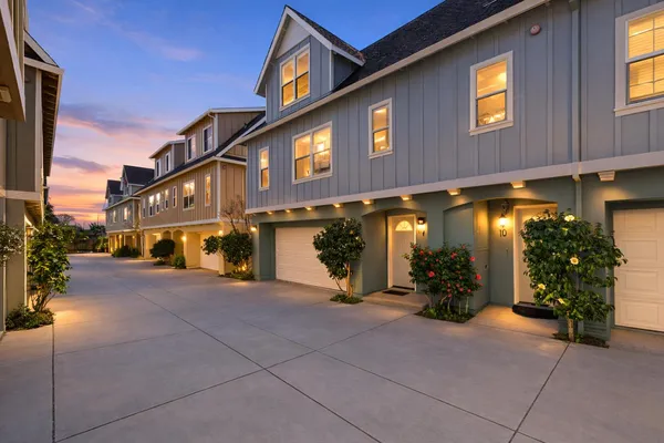 a view of a building with many windows