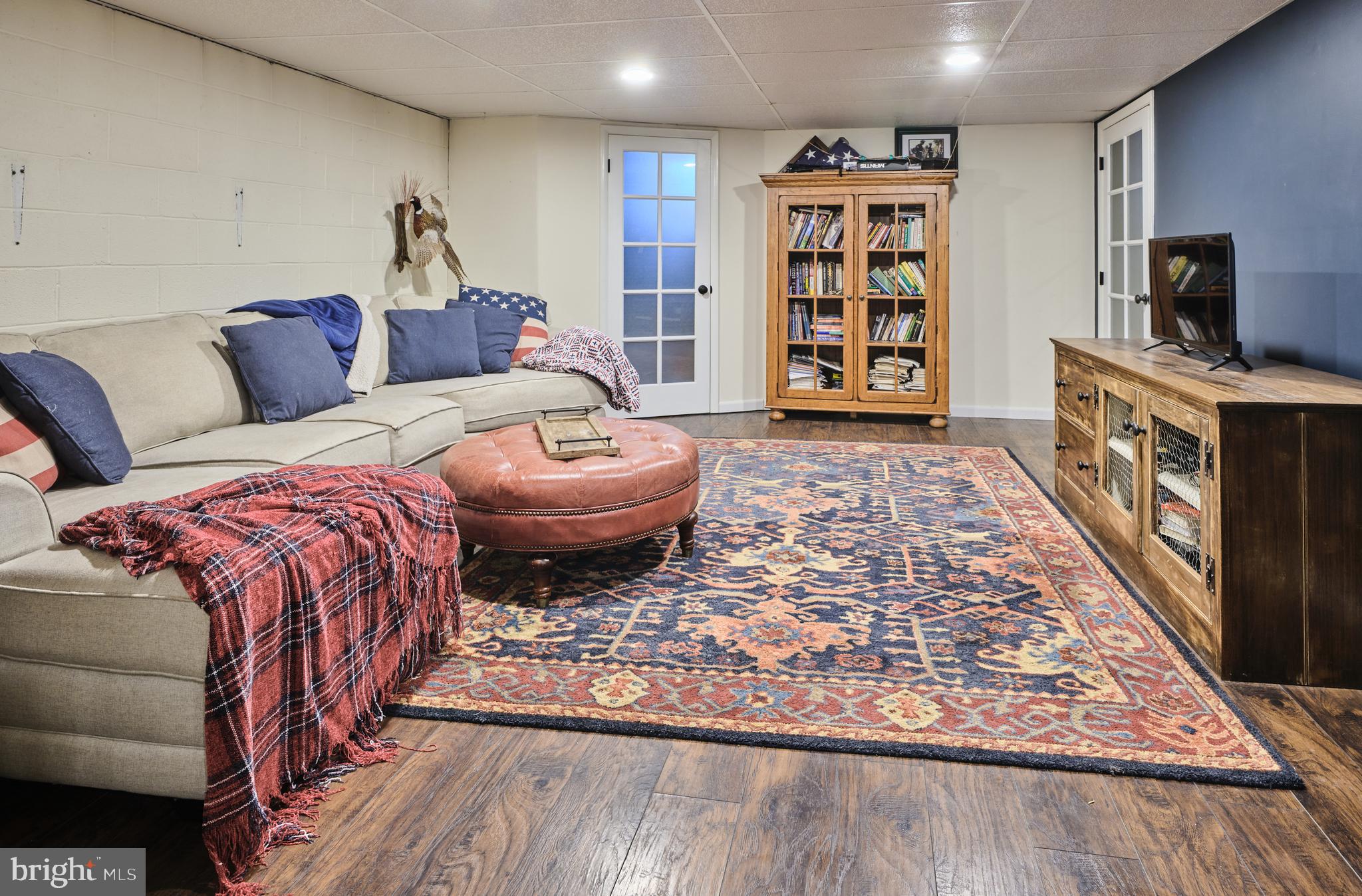 6374 Saw Mill Road Lumberville, PA 18933 - Photo 20 of 32 Partially finished basement has many uses