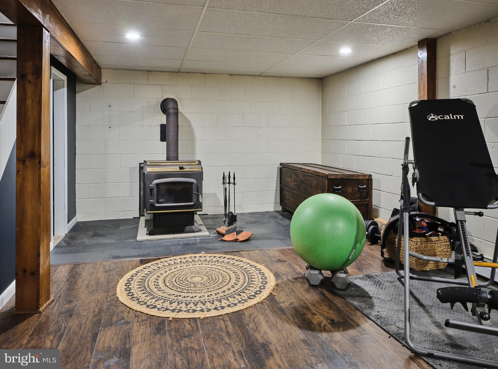 6374 Saw Mill Road Lumberville, PA 18933 - Photo 23 of 32 Wood stove adds warmth and ambiance