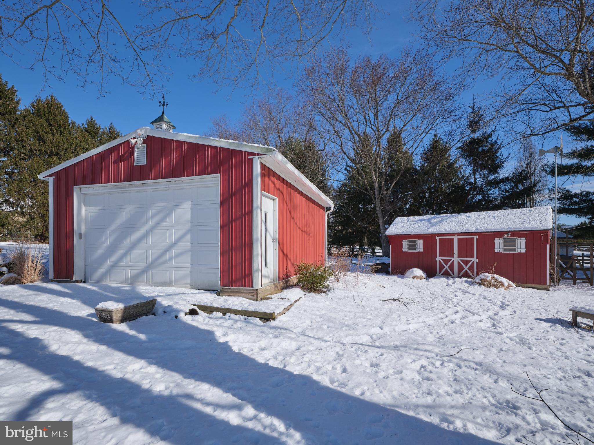 6374 Saw Mill Road Lumberville, PA 18933 - Photo 28 of 32 Large second garage and shed