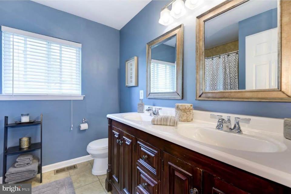32 Delwood Road Cherry Hill, NJ 08002 - Photo 6 of 14 Serene blue-hued bathroom retreat.
