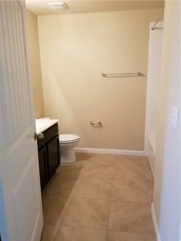 a bathroom with a toilet