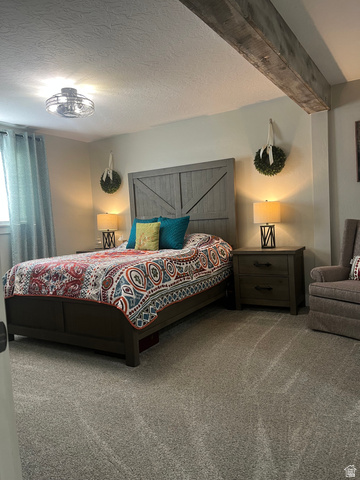 558 North N Cres Road Roosevelt, UT 84066 - Photo 18 of 31 Expansive bedroom featuring wall-to-wall carpeting and a ceiling-mounted light fixture