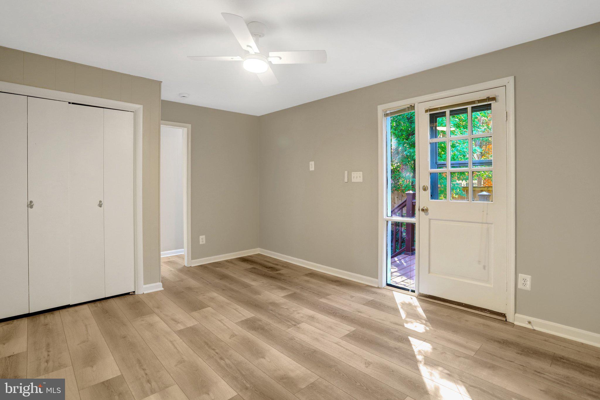 3218 13th Road South Arlington, VA 22204 - Photo 8 of 32 Family Room Has New LVP Floor & Door To Backyard