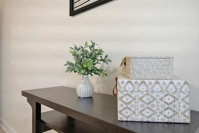 a vase of flowers sitting on a table