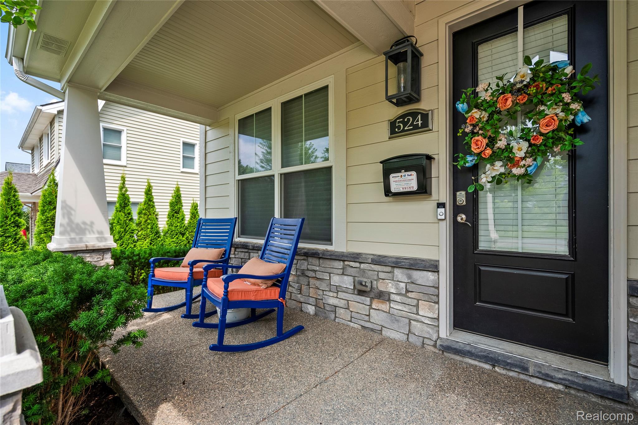 524 Ludlow Avenue Rochester, MI 48307 - Photo 3 of 36 Entrance to property with a porch and stone siding