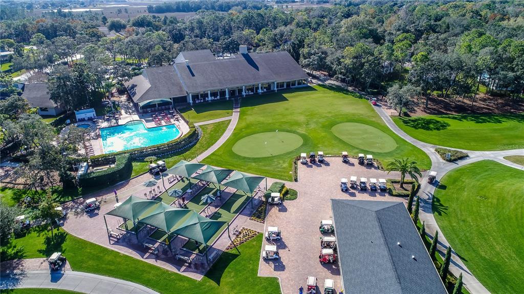 2420 Rolling View Drive Spring Hill, FL 34606 - Photo 55 of 62 an aerial view of residential houses with outdoor space and swimming pool