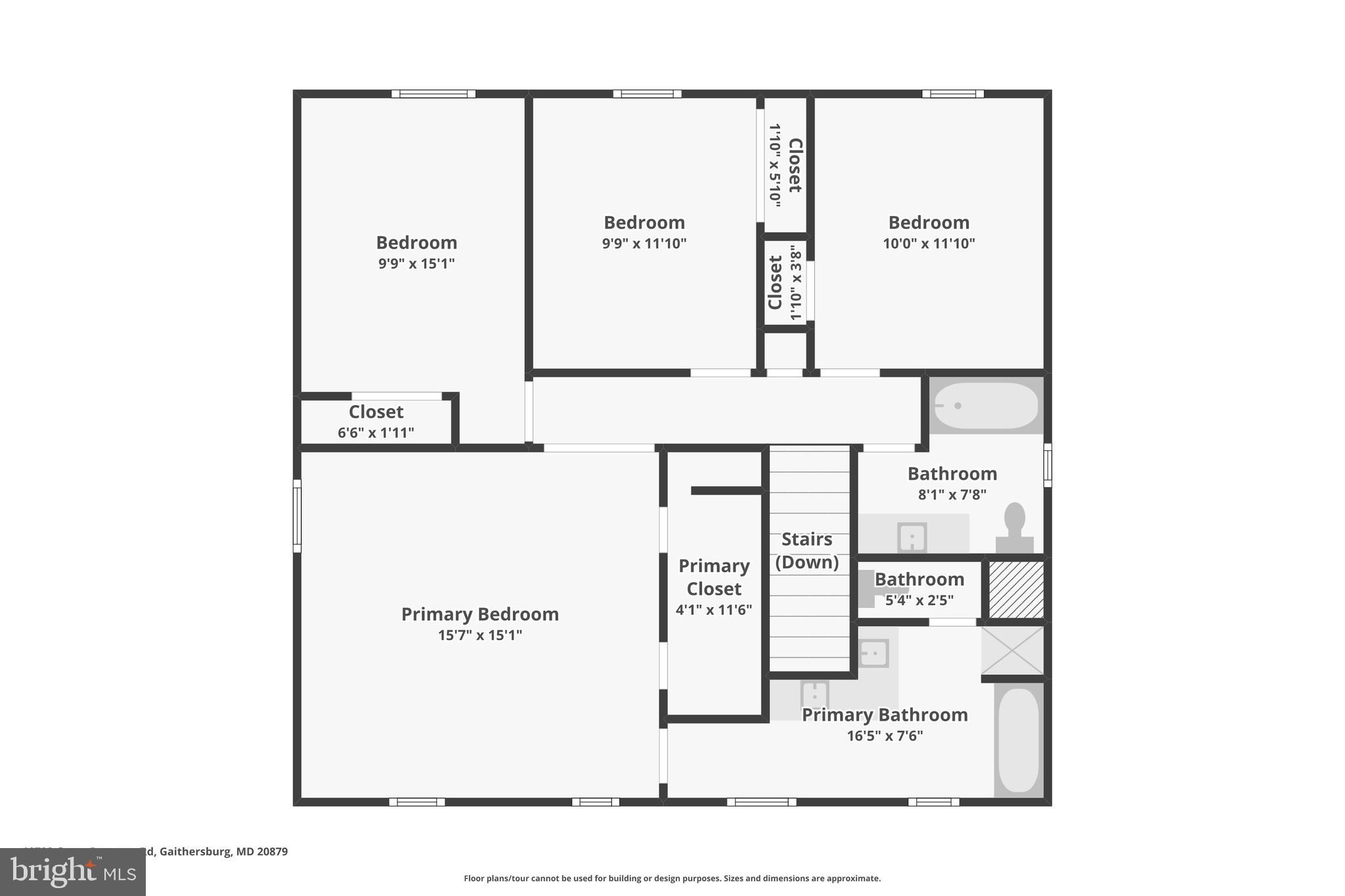 10700 Game Preserve Road Gaithersburg, MD 20879 - Photo 61 of 63 Bedroom Level Floor Plan