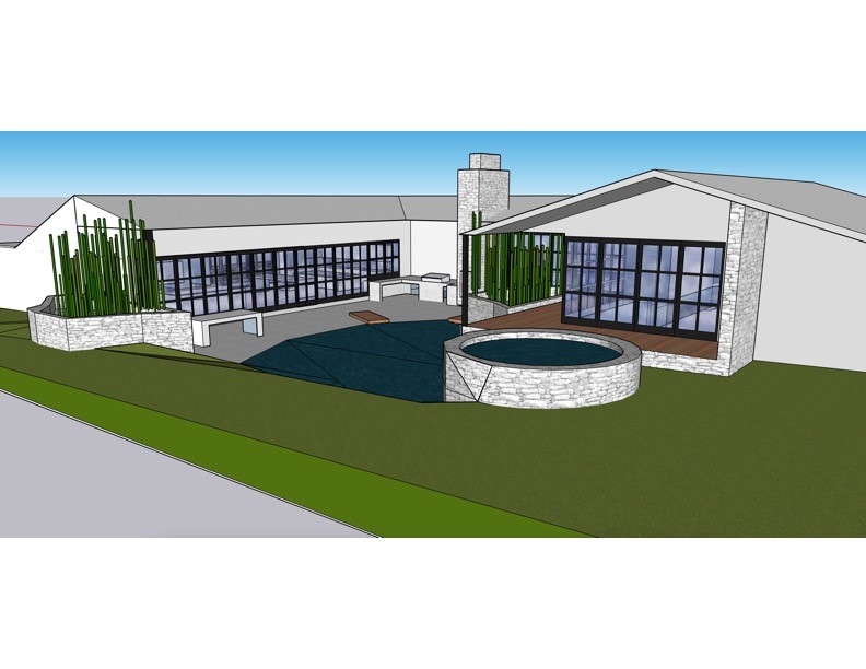 1902 Holly Hill Drive Austin, TX 78746 - Photo 3 of 6 a living room with a bed and a book shelf