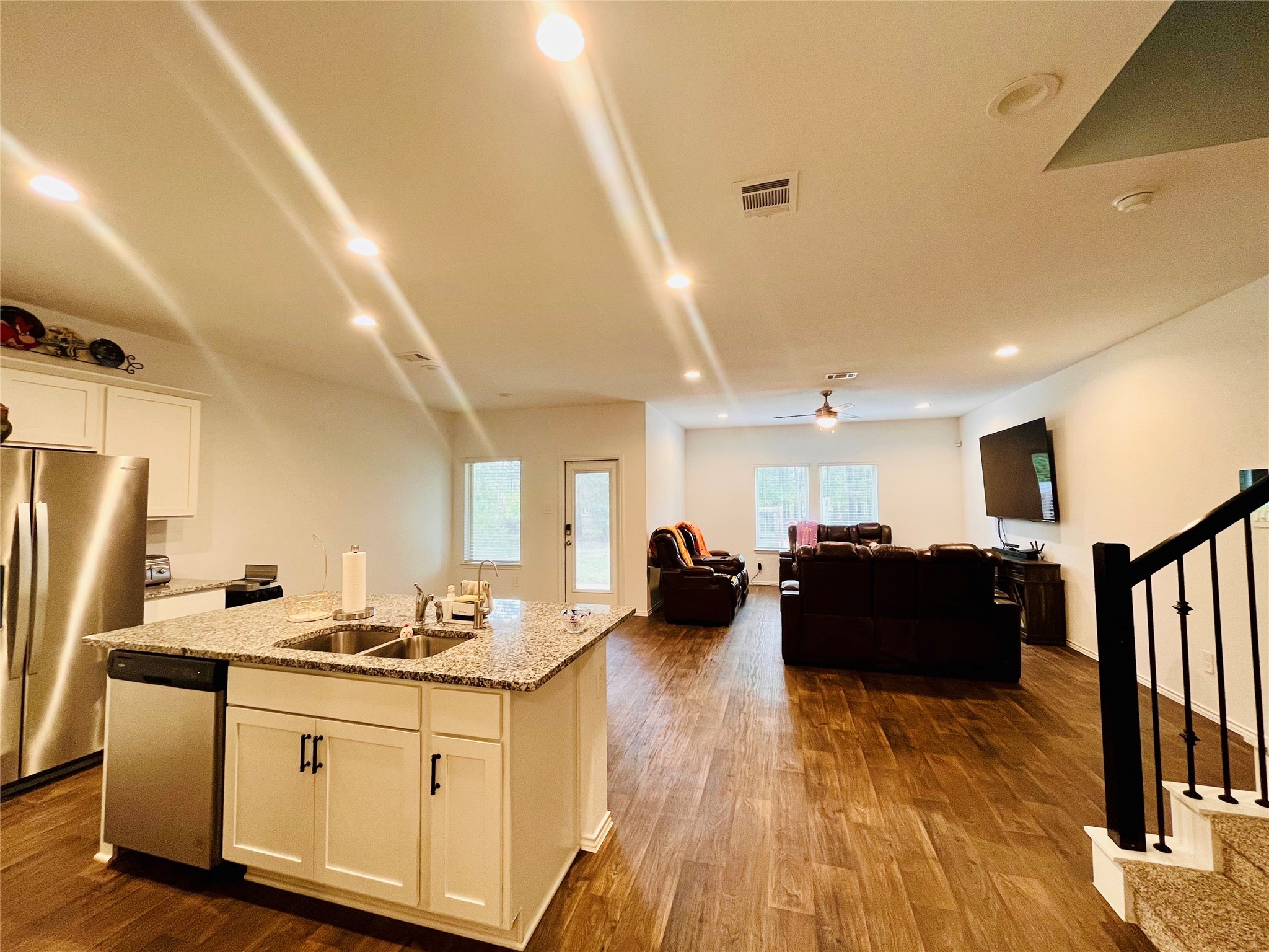 2914 Roman Forest Boulevard New Caney, TX 77357 - Photo 13 of 35 a large bathroom with a double vanity sink and a mirror