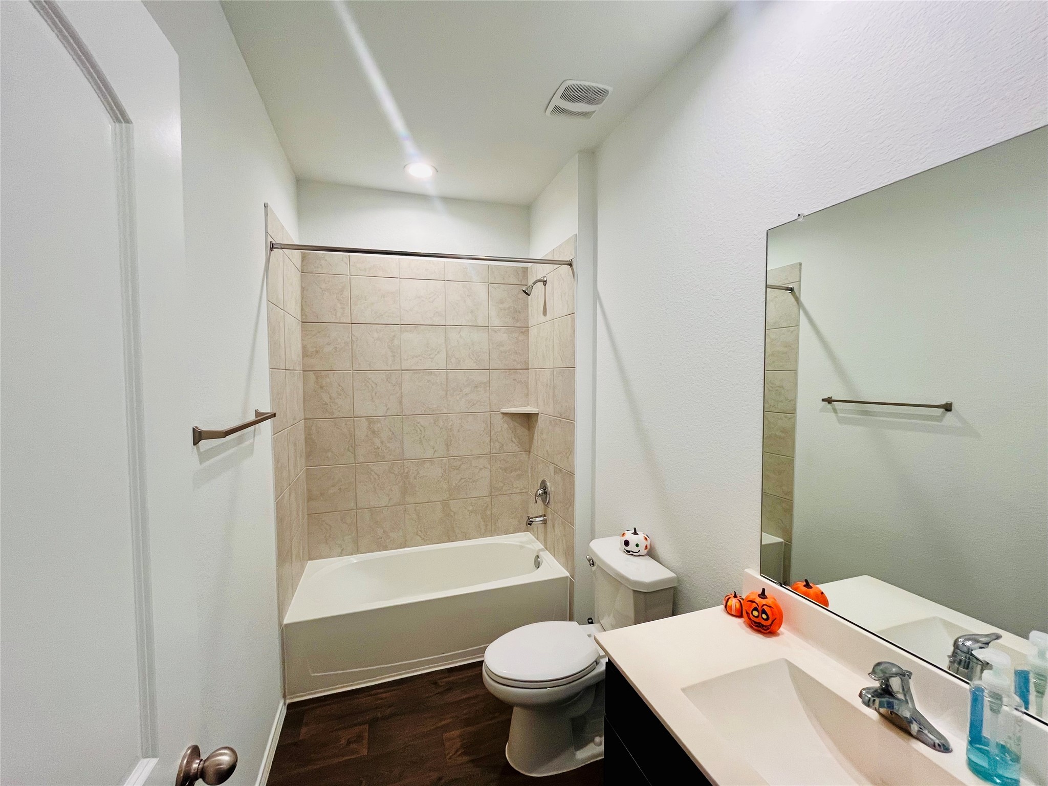 2914 Roman Forest Boulevard New Caney, TX 77357 - Photo 27 of 35 a bathroom with a sink toilet and shower
