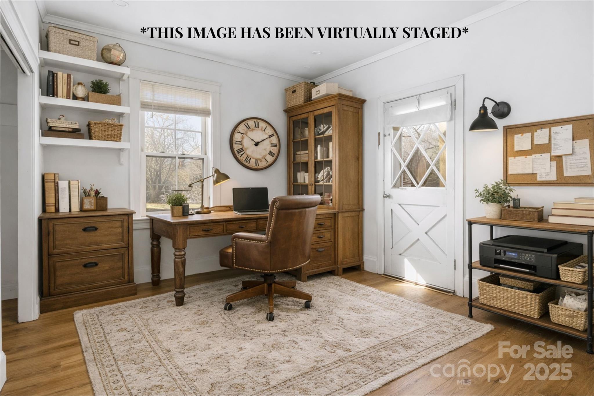 787 Startown Road Lincolnton, NC 28092 - Photo 19 of 33 a view of a workspace with furniture and a window