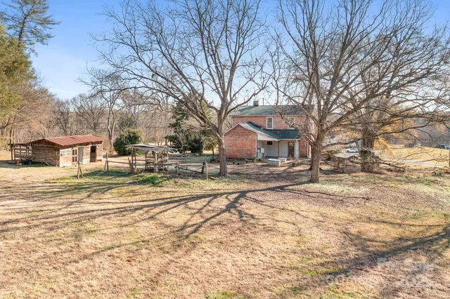 a view of outdoor space and covered with green space