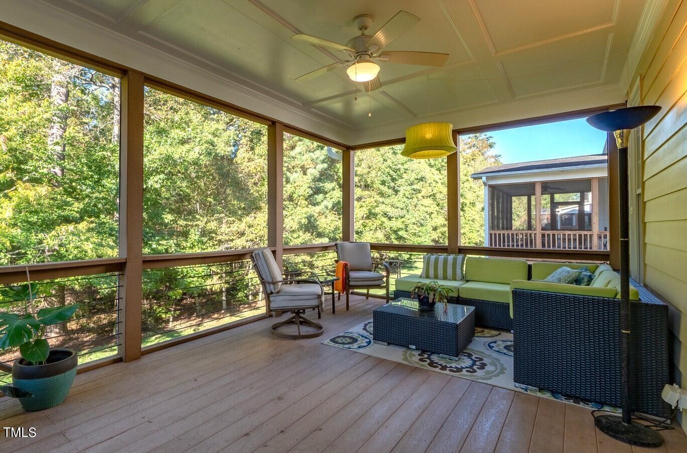 4211 Forest Edge Trail Durham, NC 27705 - Photo 25 of 62 a living room with furniture and a large window